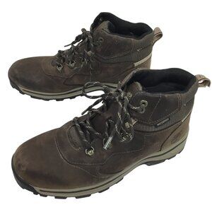 Timberland Mens 7 Waterproof Nubuck Leather Lace Brown Hiking Boots